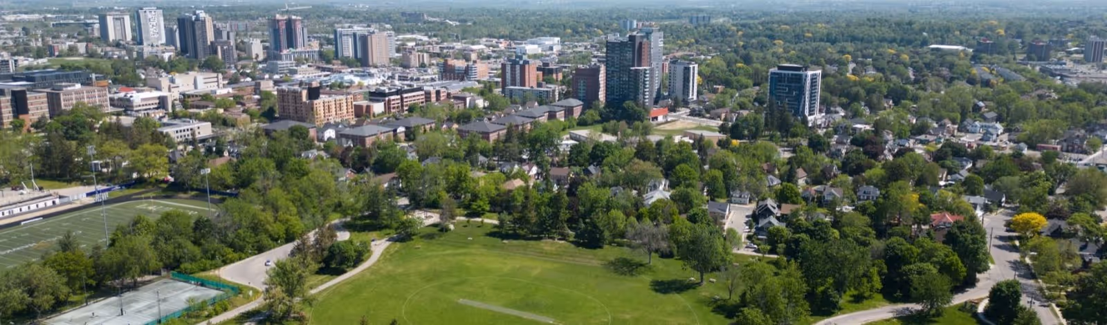 Residential buildings across the Waterloo Region.